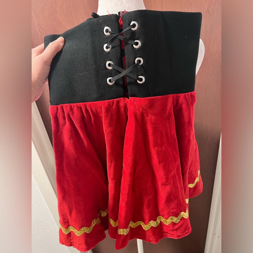 VINTAGE 1970’s Handmade Corduroy Corset Skirt